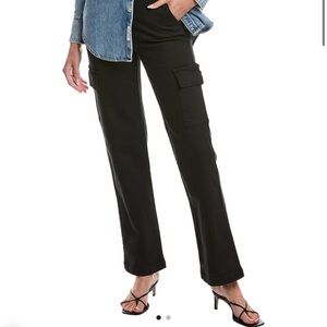 MOTHER Black Cargo Jeans